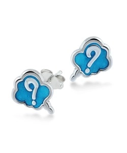 Kids Stud Earring Question Mark STE-357s